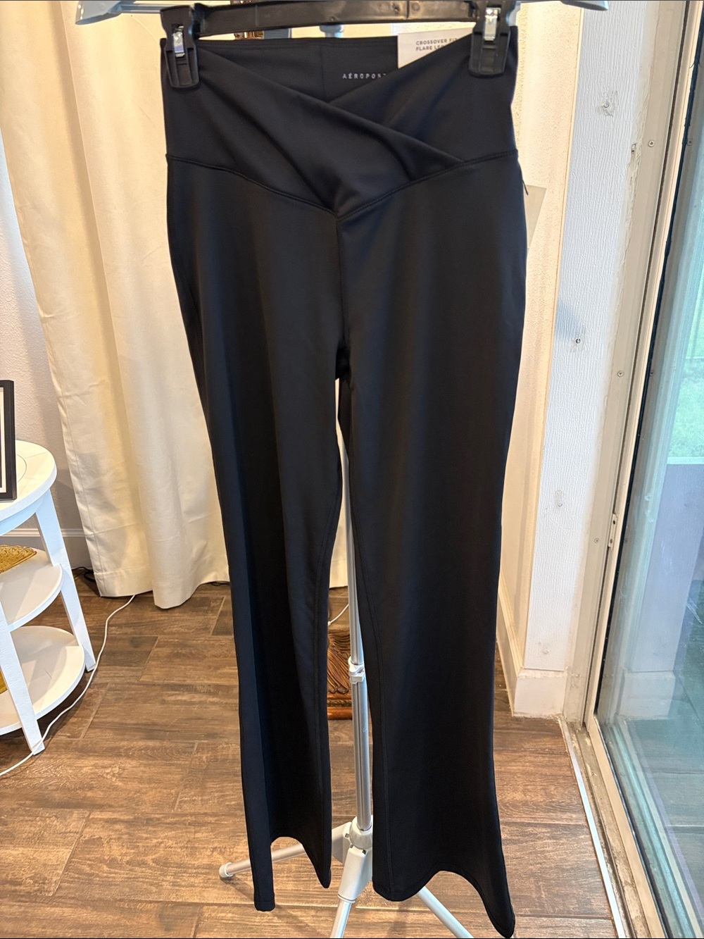 Aeropostale Black High-Waist Wide Leg Pants sz Small
